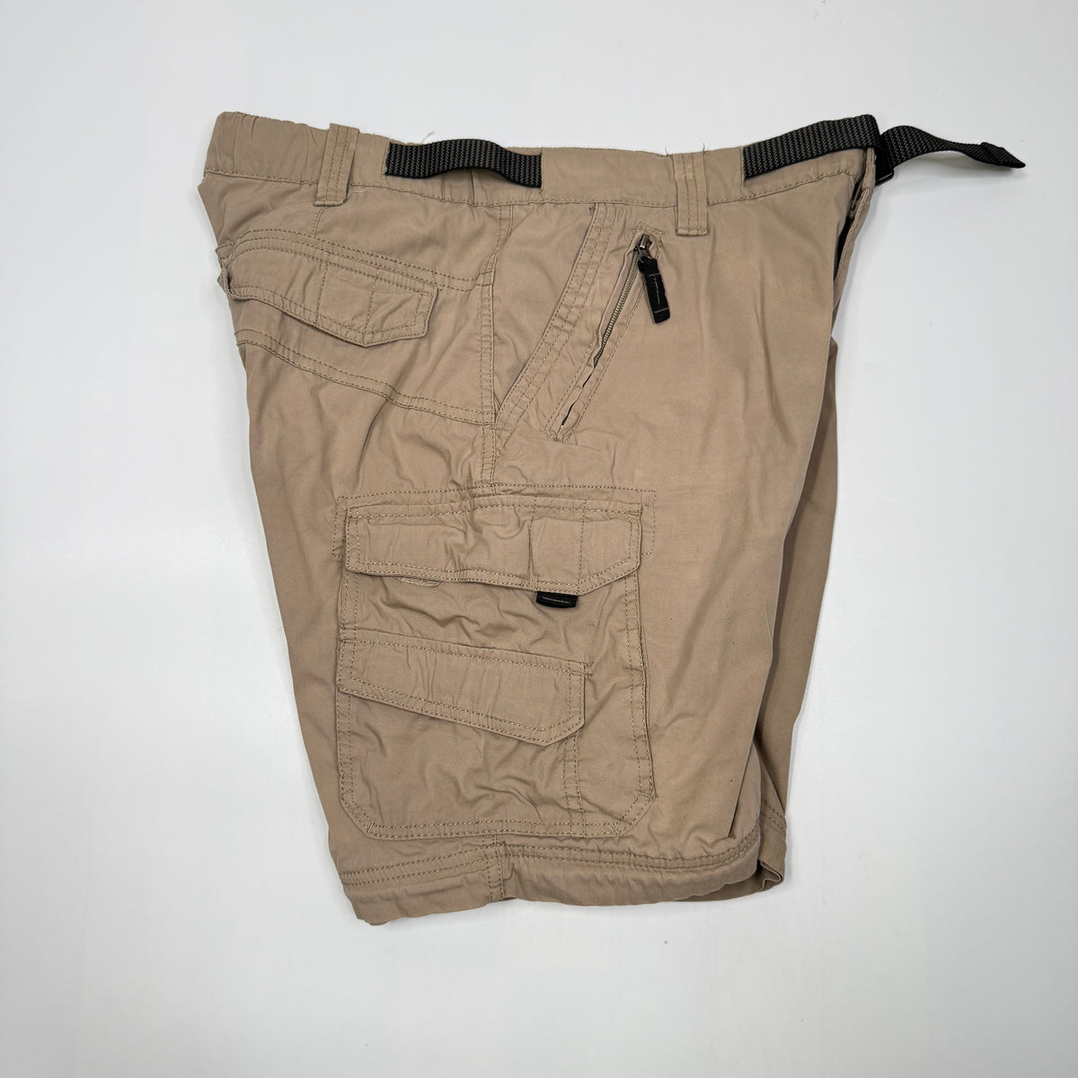 Y2K BC Clothink Outdoor Utility Shorts 34" Tan