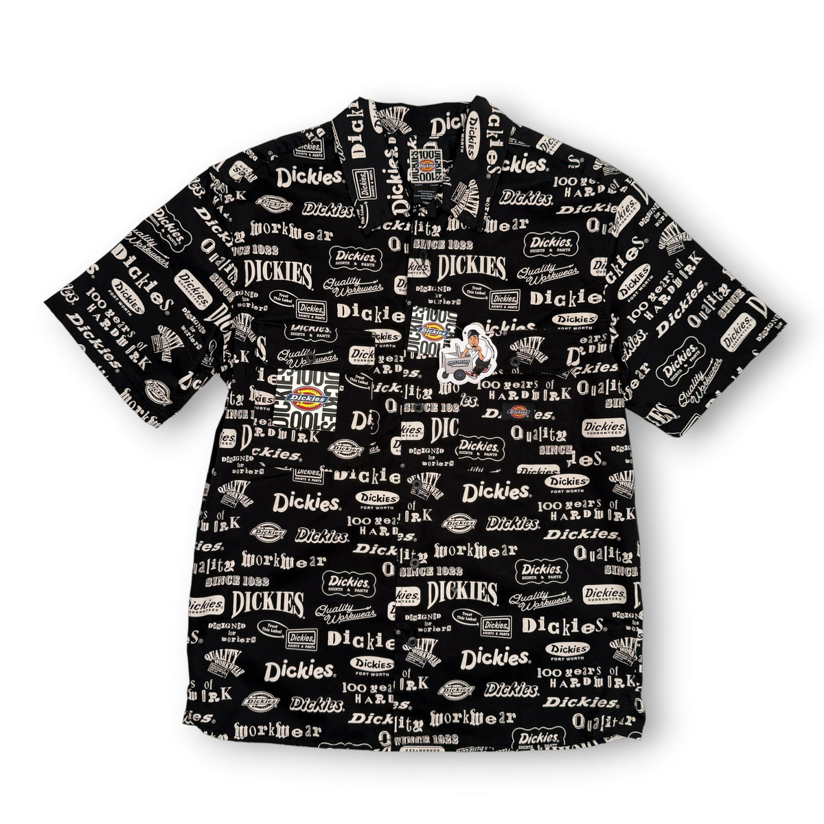 NWT Dickies 100 Yr Anniversary Button Up M