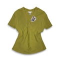 Y2K Worthington Ribbed Short Sleeve Viscose Top XL/L