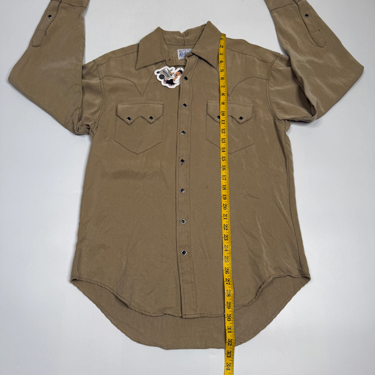 VTG Rockmount Sawtooth Western Peal Snap L/S Button Up XL/L