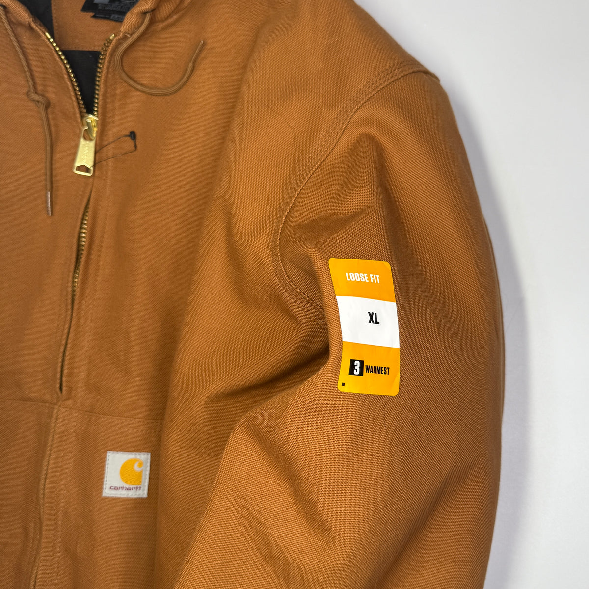 NWOT Carhartt Duck Active Loose Fit Jacket XL Brown