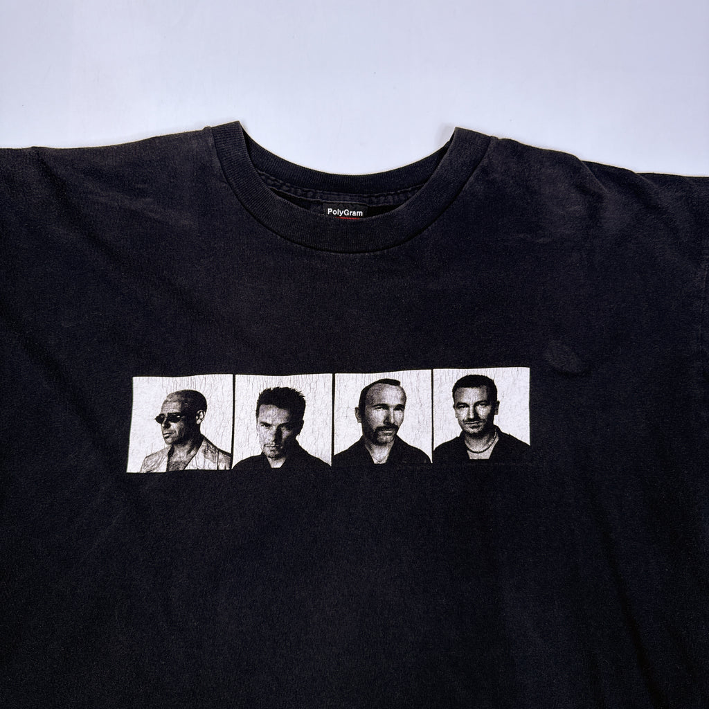 VTG U2 Popmart Tour Boxy T Shirt L/XL Black
