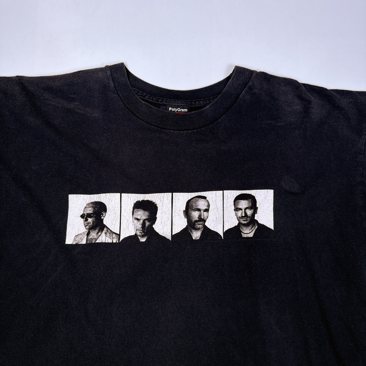 VTG U2 Popmart Tour Boxy T Shirt L/XL Black