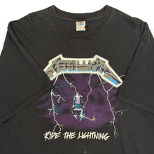 Load image into Gallery viewer, VTG Metallica Ride The Lightning T Shirt 2XL