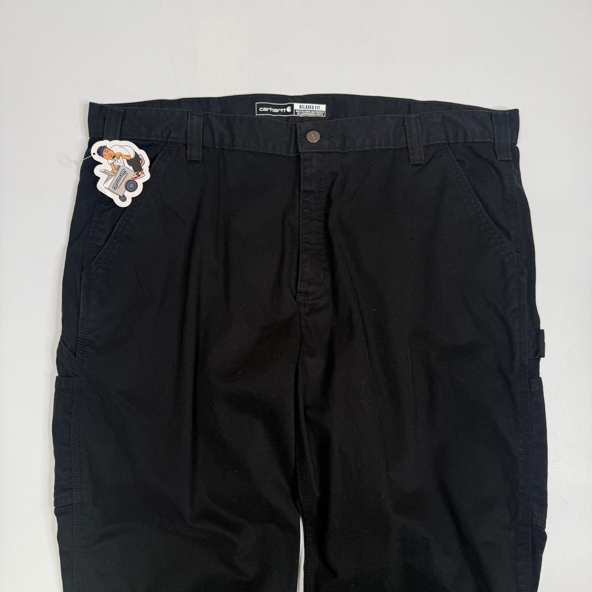 NWT Carhartt Relaxed Fit Utility Straight Twill Pants 42" Black