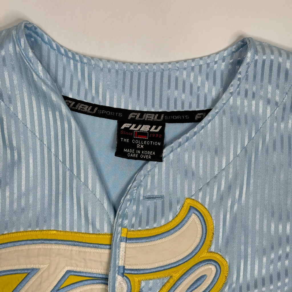 Y2K Fubu League Baseball Jersey 2XL