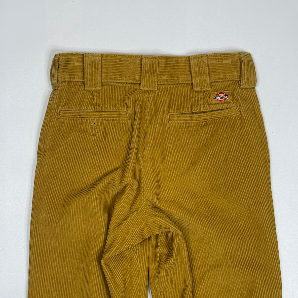 Dickies Corduroy Straight Leg Pants 28" S Mustard