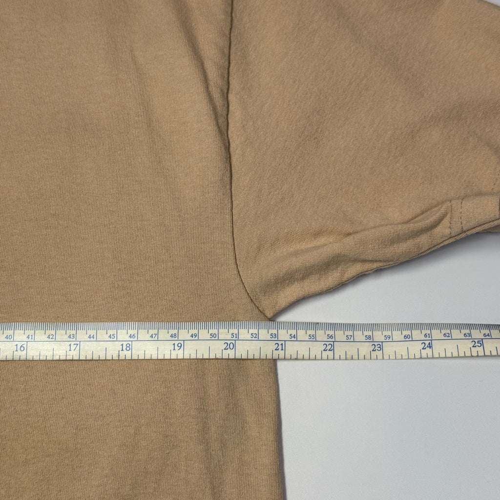 Y2K 2001 Jimmy Hendrix Felt T Shirt L Tan