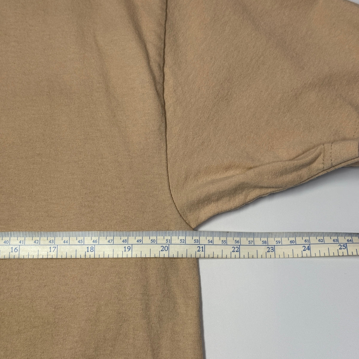 Y2K 2001 Jimmy Hendrix Felt T Shirt L Tan