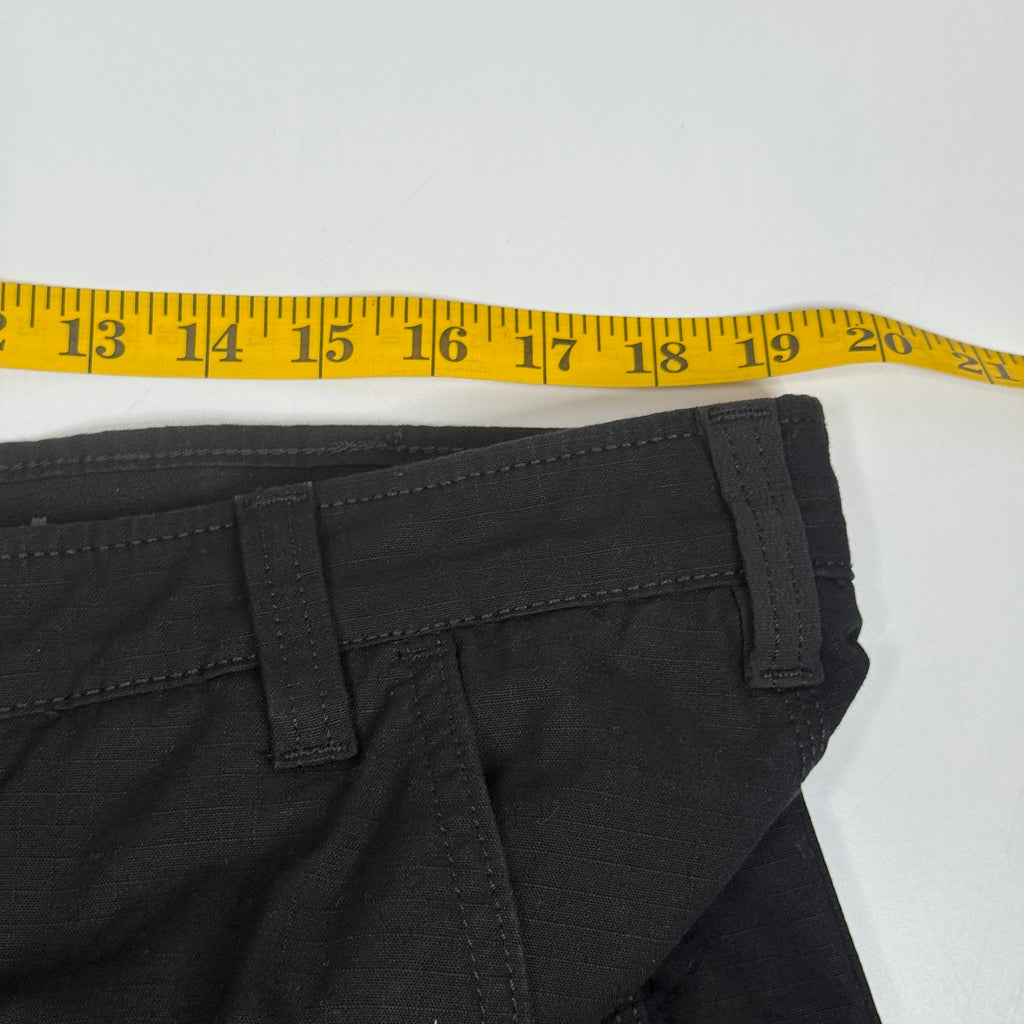 Carhartt Steel Rugged Flex Relaxed Fit Double Front Cargo Work Pants 40" Black