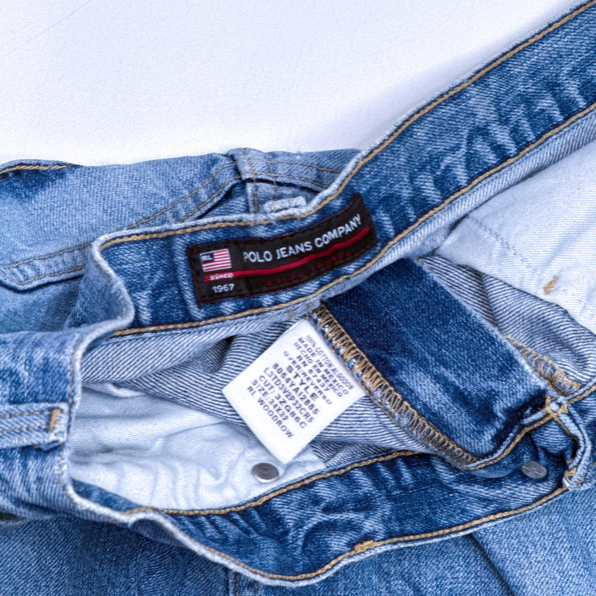 Y2K Polo Ralph Lauren Denim Shorts 34"
