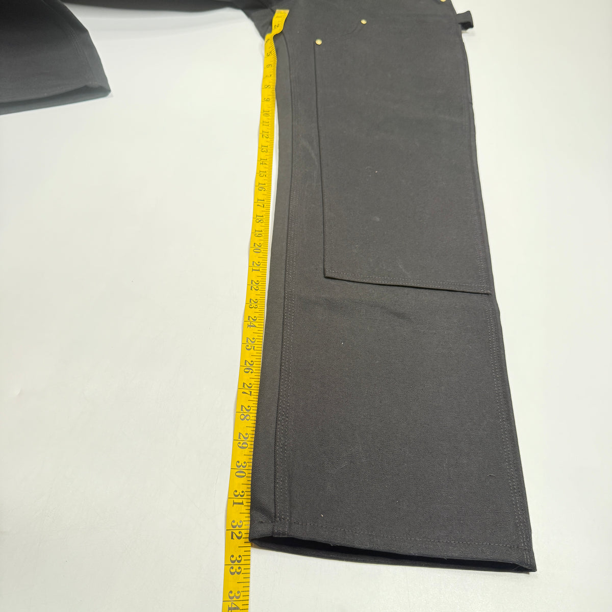 NWT Carhartt Iconic B01 Firm Duck Double Front Loose Fit Work Pants 30" Black