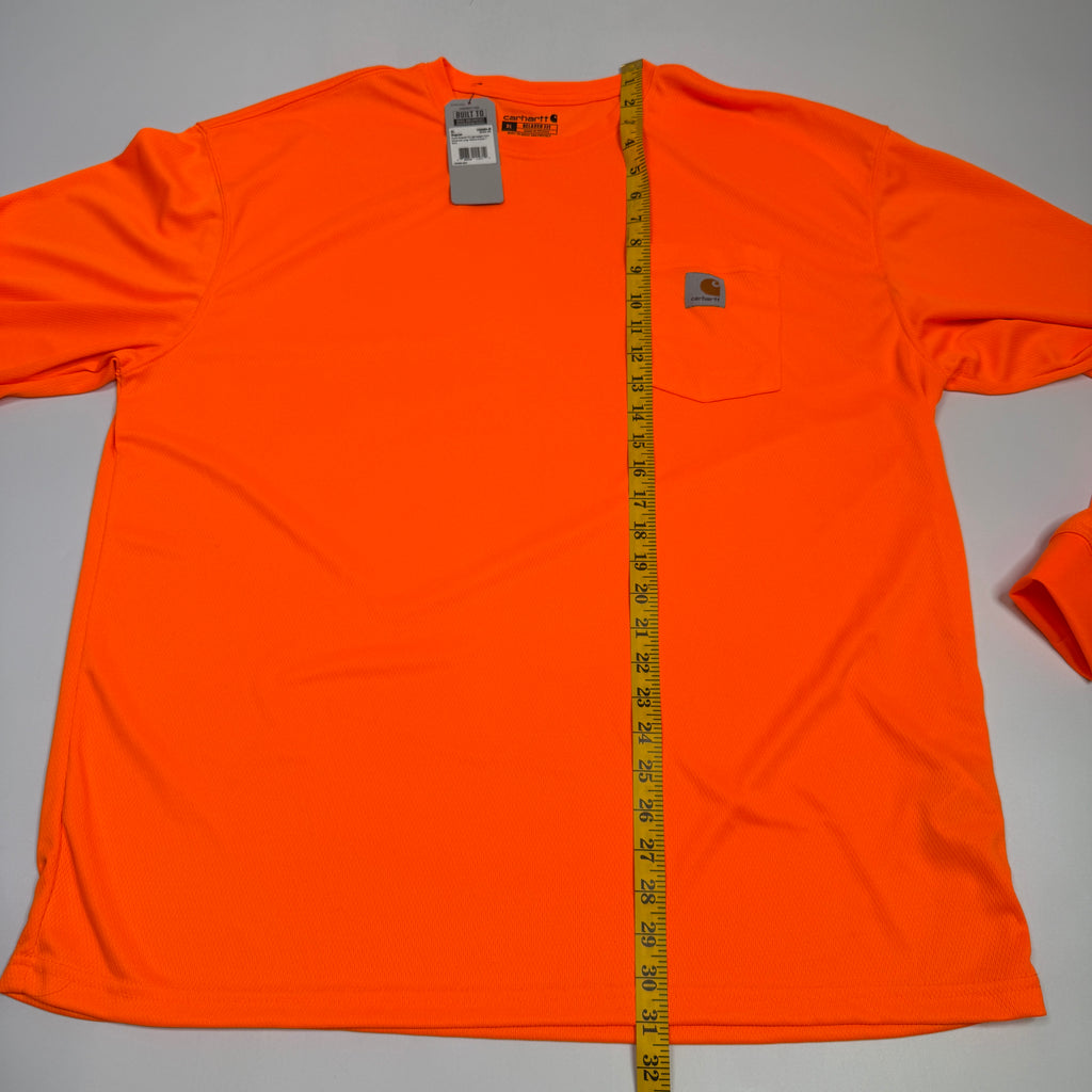 Carhartt Relaxed Fit Color Enhancement Force L/S Shirt XL Orange