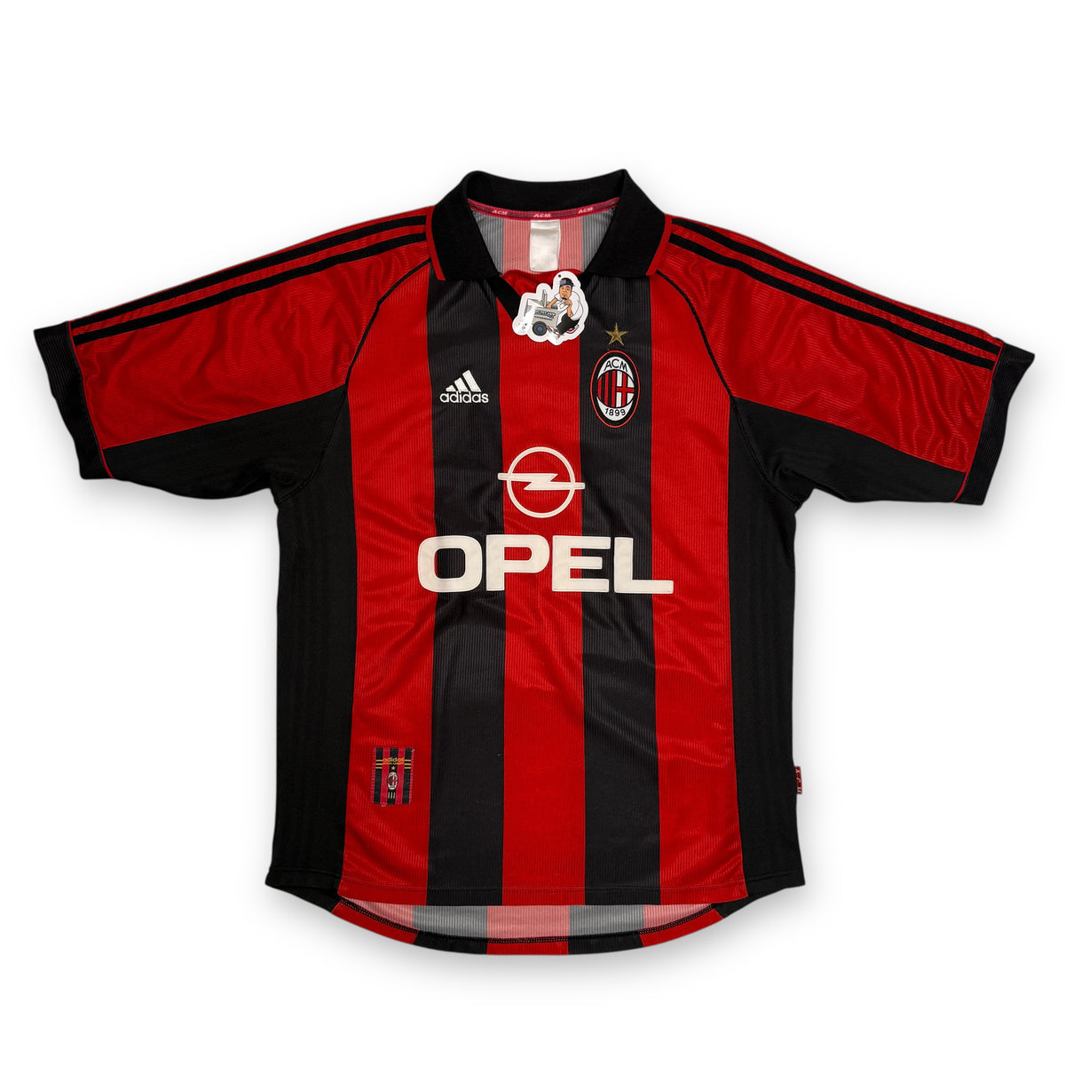 VTG 1998 Adidas AC Milan Maldini Jersey M/L