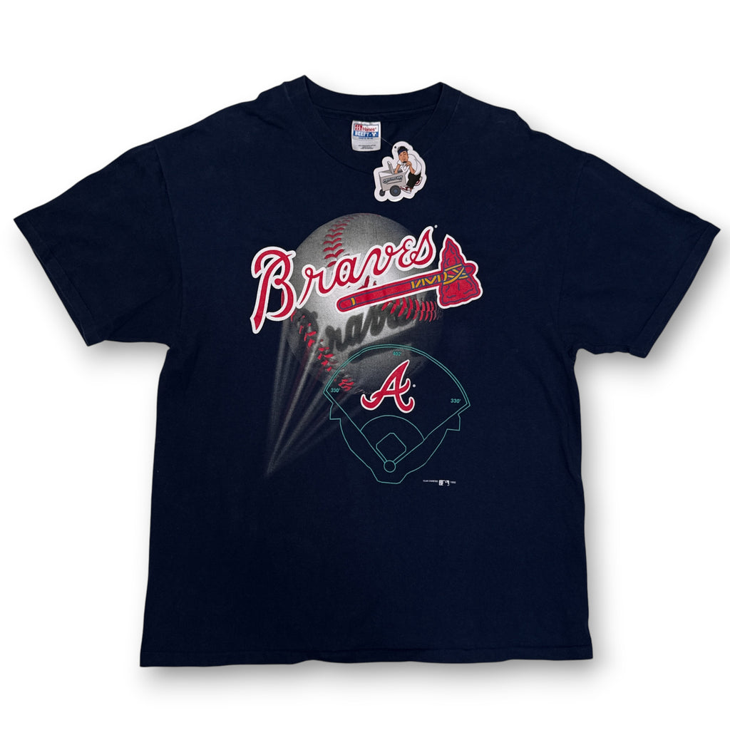 VTG 1995 Atlanta Braves Fulton County Stadium T Shirt XL