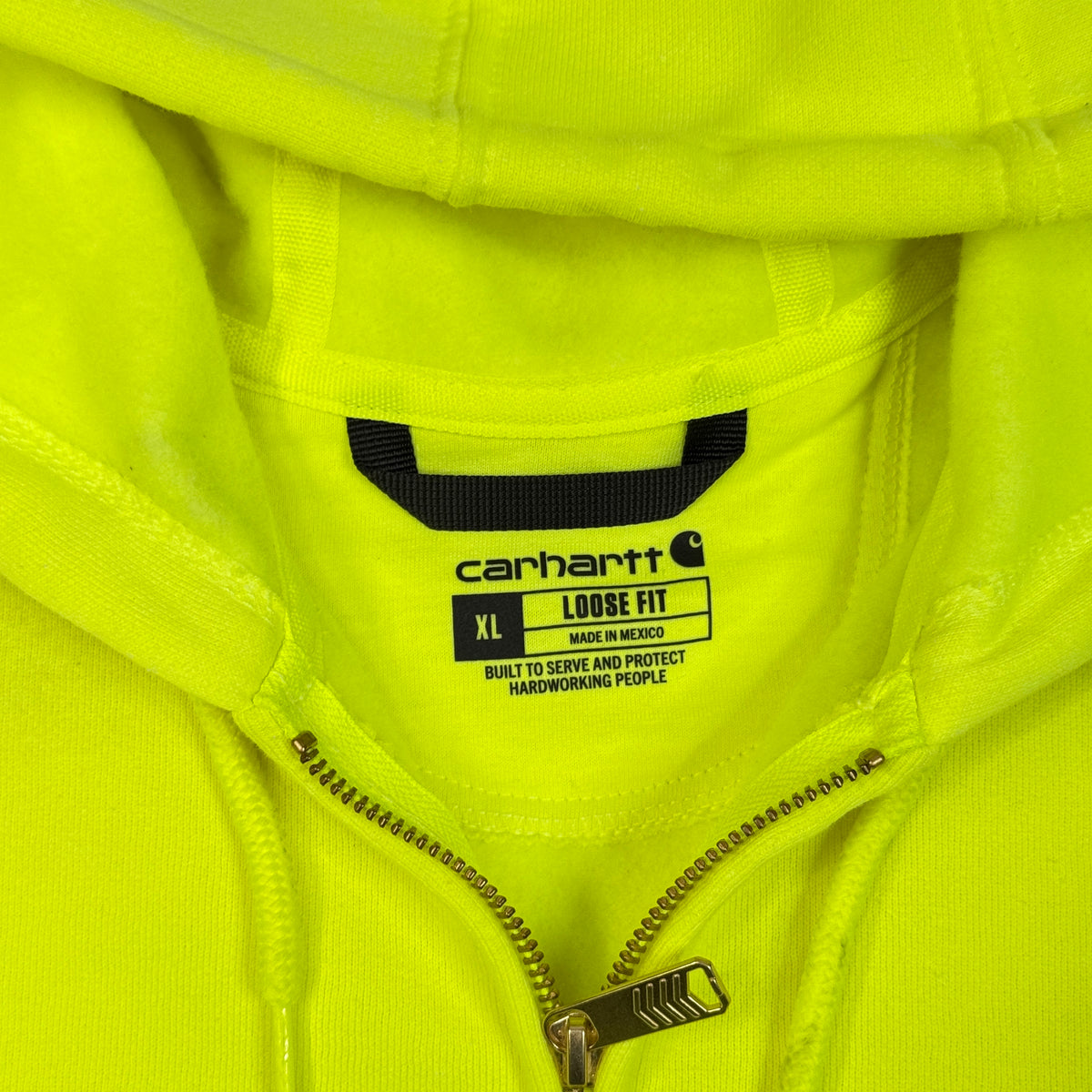 NWOT Carhartt Loose Fit Midweight Hoodie XL Bright Lime