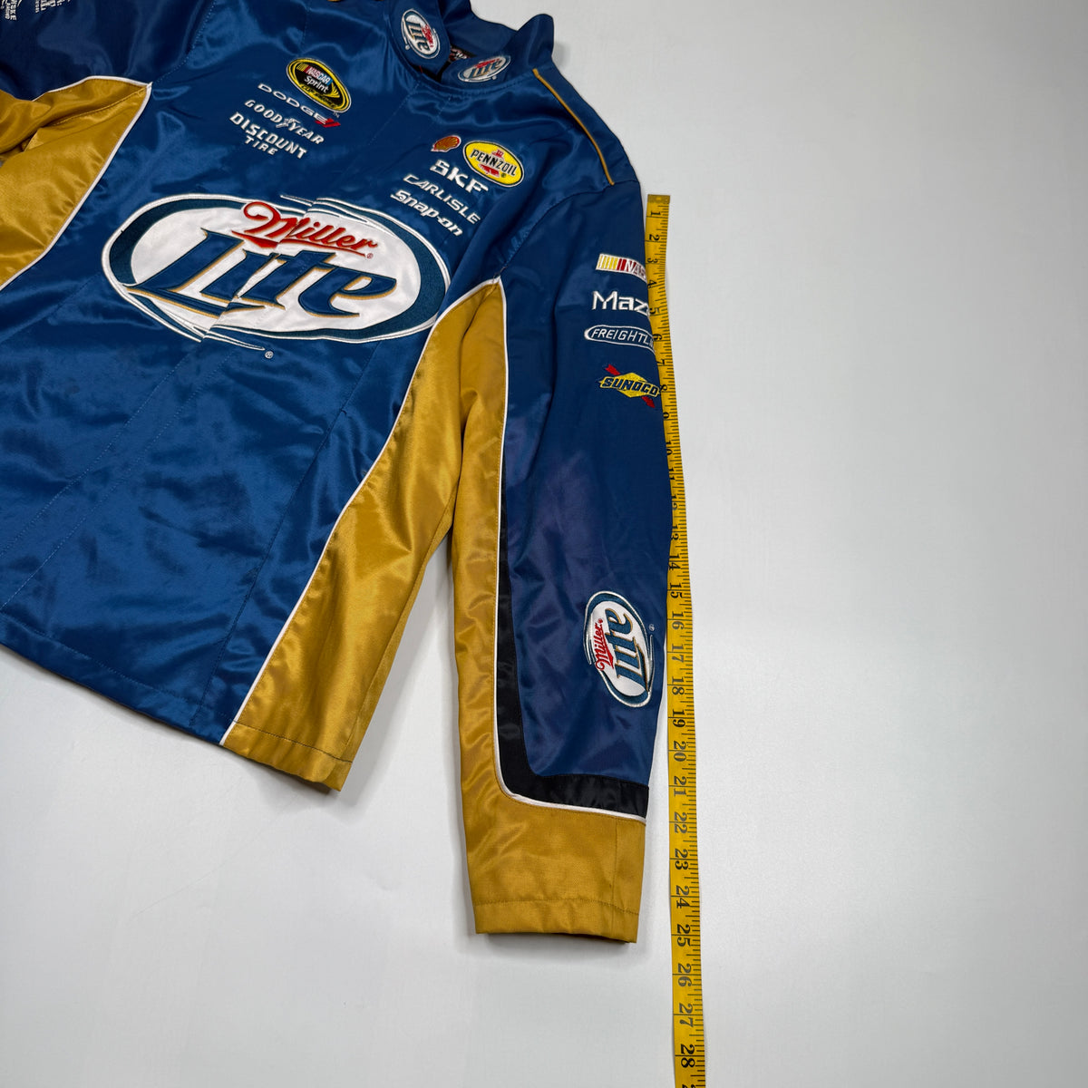 Y2K Chase Authentic Miller Lite NASCAR Jacket XL wmn