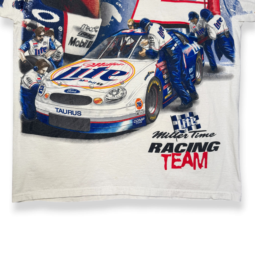 VTG 1999 AOP Rusty Wallace Miller Lite Racing Team T Shirt M