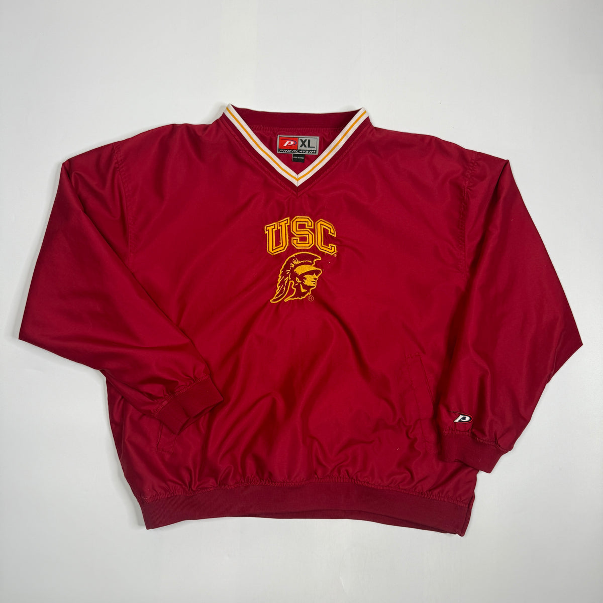 VTG Pro Player USC V Neck Pullover Sweatshirt XL