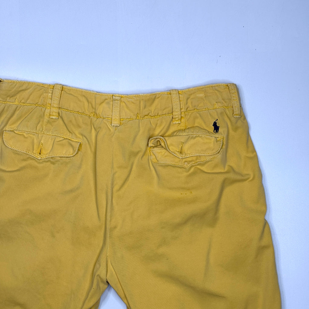 VTG Ralph Lauren Cargo Chino Shorts 38" Yellow