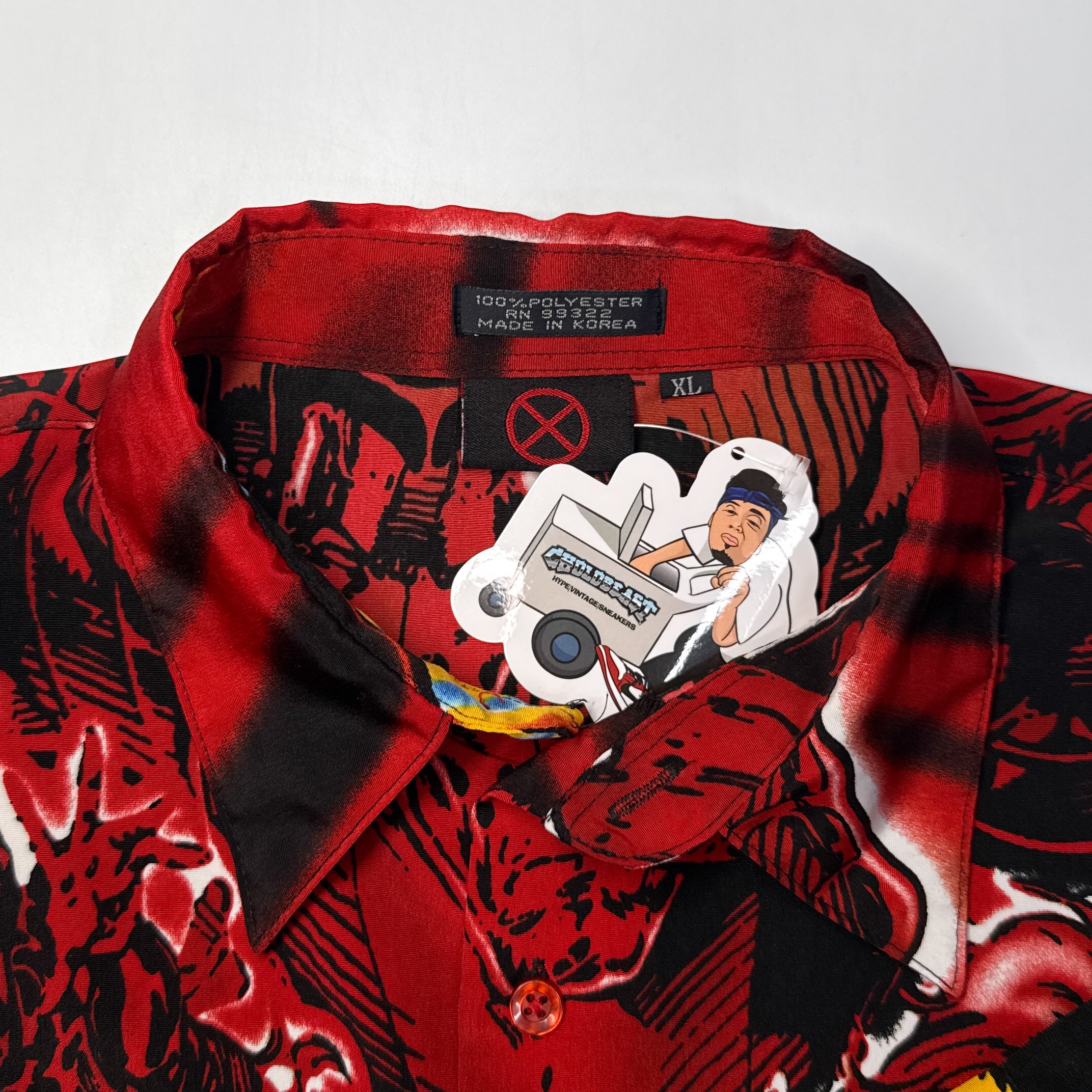 VTG 2001 Marvel Wolverine X-Men Button Up XL/2XL