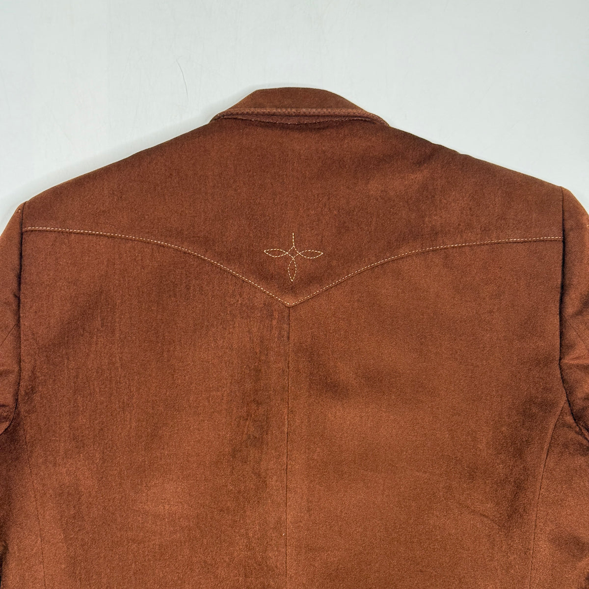 VTG Stetson Western Blazer Embroidered Cowboy L Brown