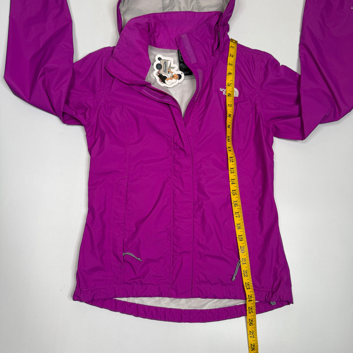 North Face Hyvent Magenta Rain Windbreaker Jacket XS Wmn