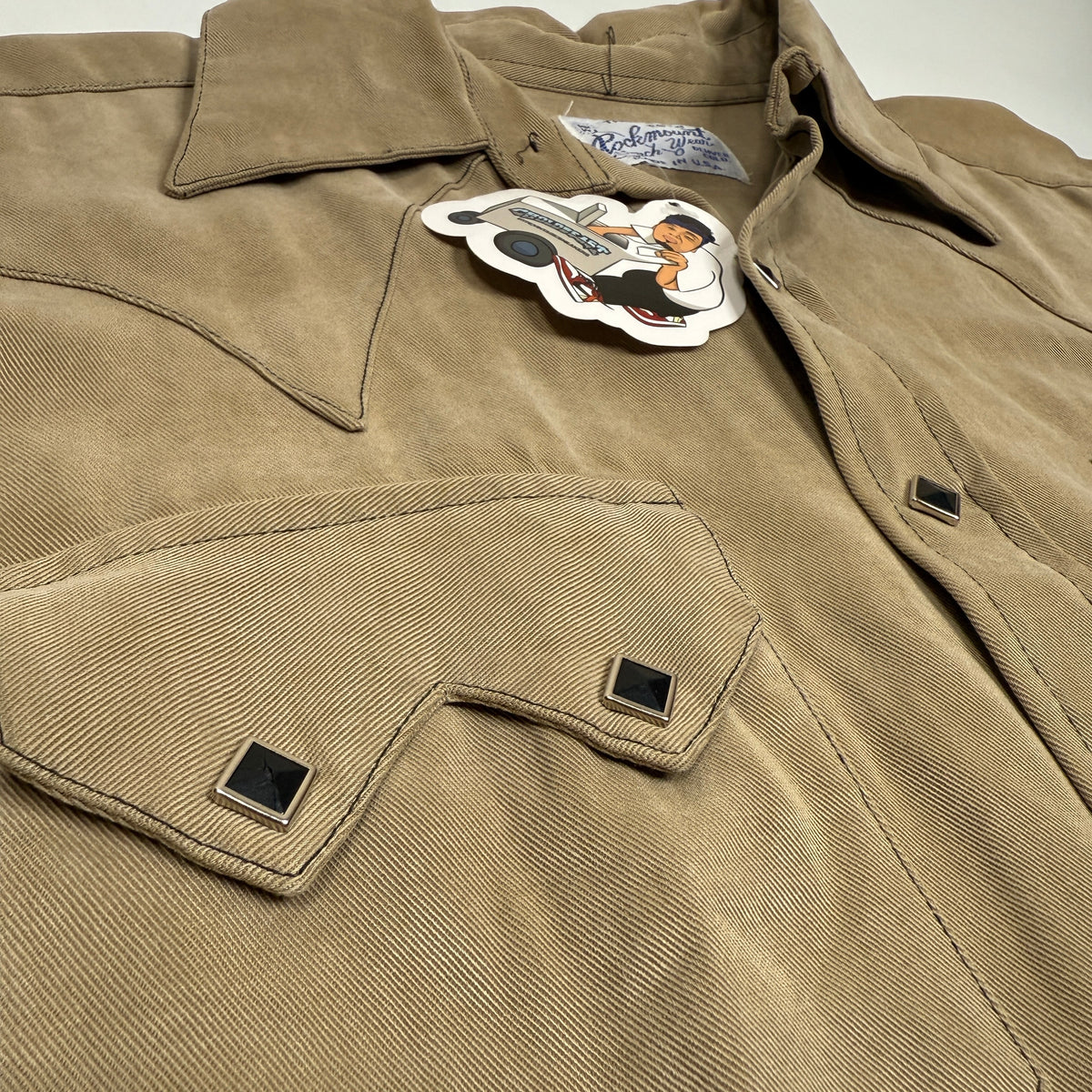 VTG Rockmount Sawtooth Western Peal Snap L/S Button Up XL/L