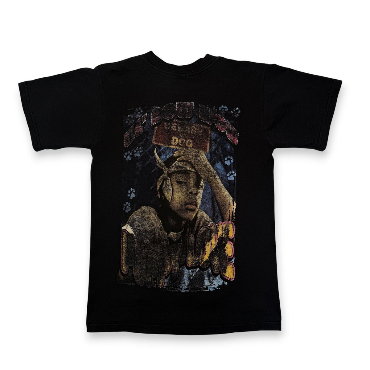 Y2K Lil Bow Wow Beware of Dog Rap T Shirt S/XS