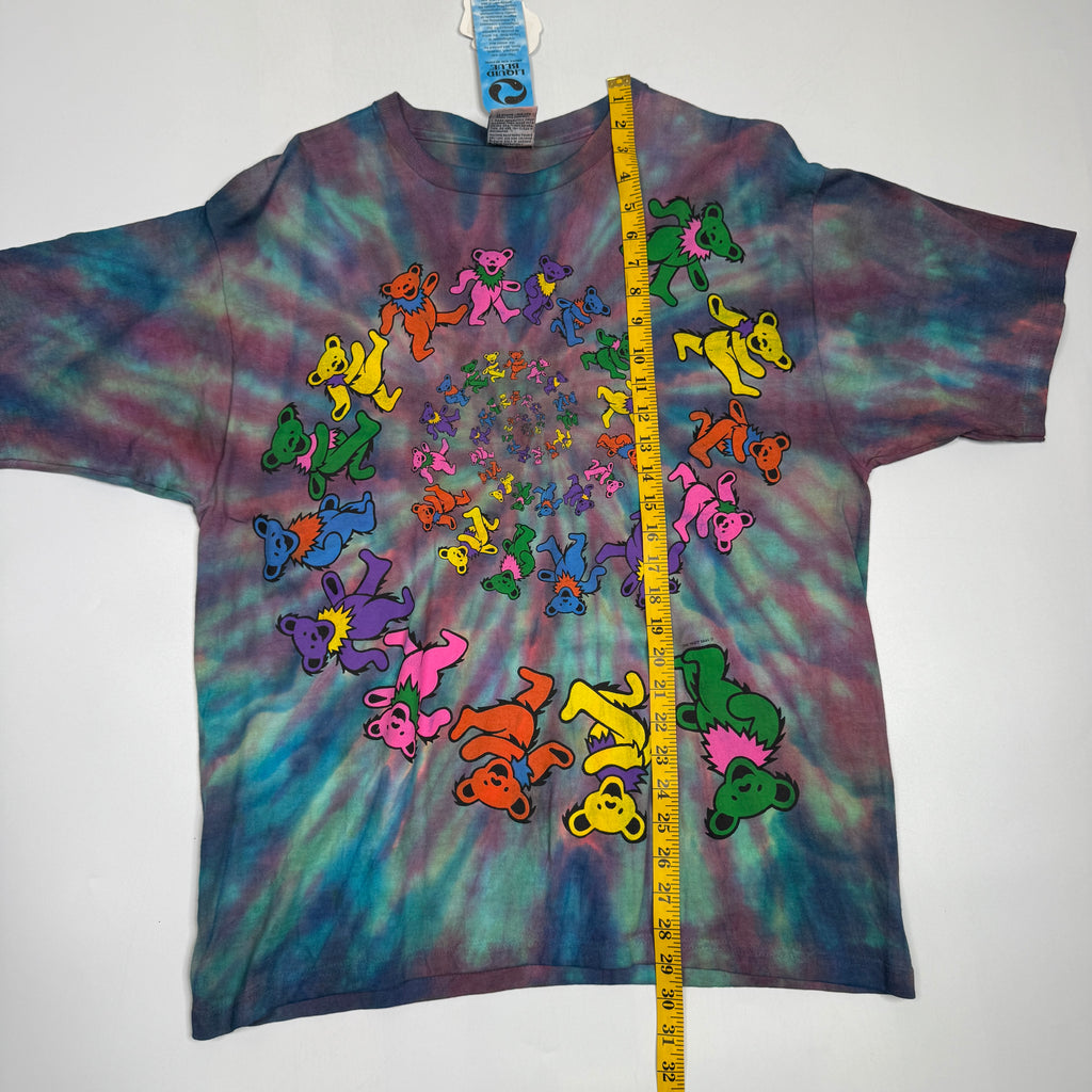 NWT VTG 1998 Grateful Dead Dancing Bears Tie Dye T Shirt L