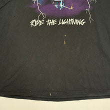 Load image into Gallery viewer, VTG Metallica Ride The Lightning T Shirt 2XL