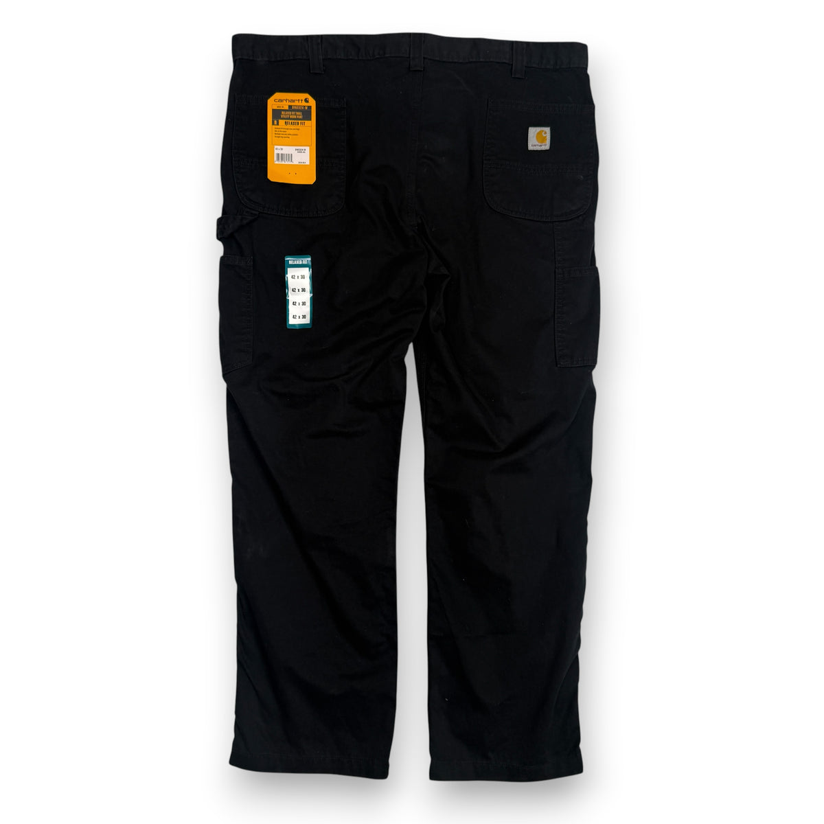 NWT Carhartt Relaxed Fit Utility Straight Twill Pants 42" Black