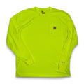 Carhartt Relaxed Fit Color Enhancement Force L/S Shirt XL TALL Lime