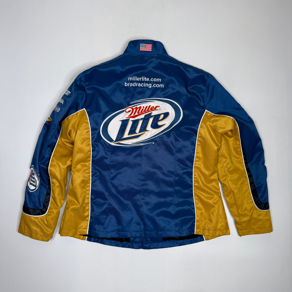 Y2K Chase Authentic Miller Lite NASCAR Jacket XL wmn