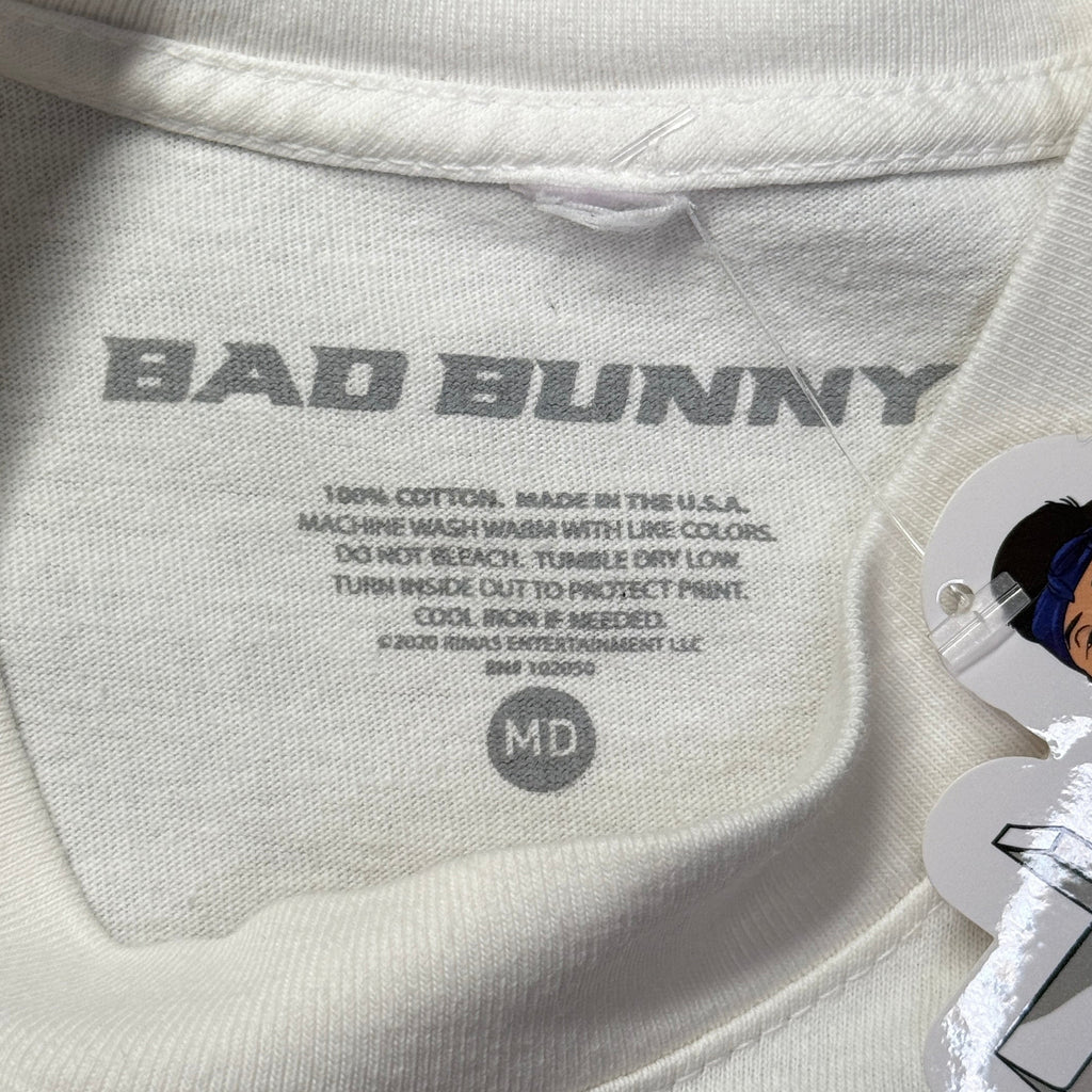 2020 Bad Bunny YHLQMDLG T Shirt M White