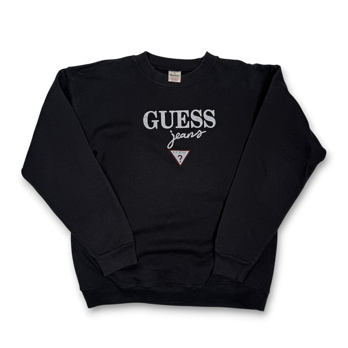 VTG Guess Jeans Script Sweatshirt L