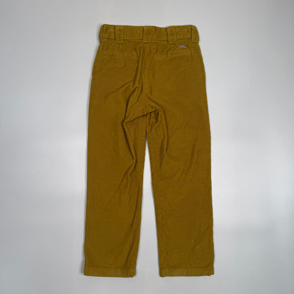 Dickies Corduroy Straight Leg Pants 28" S Mustard