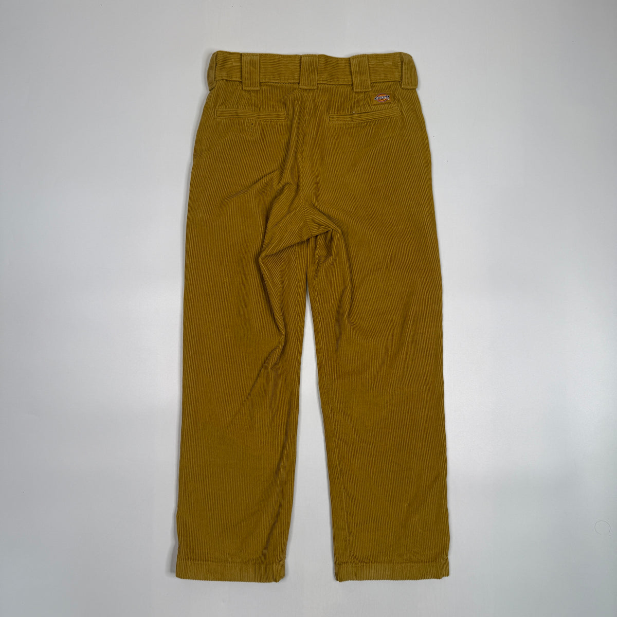 Dickies Corduroy Straight Leg Pants 28" S Mustard
