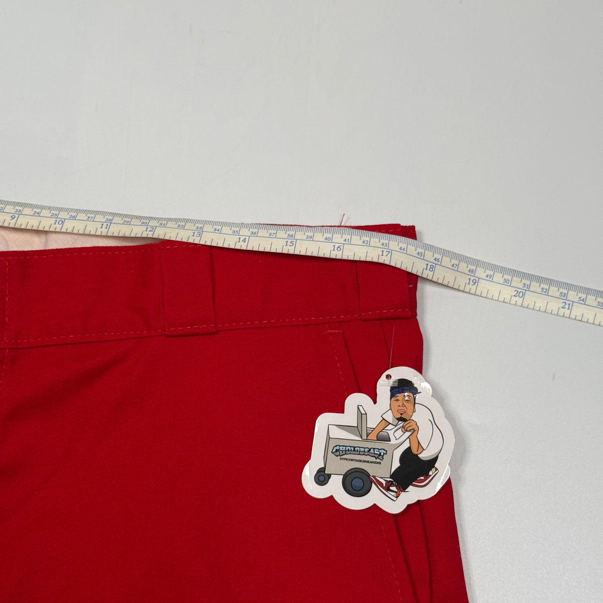 Y2K Dickies Loose Fit Oversize Red Shorts 36"