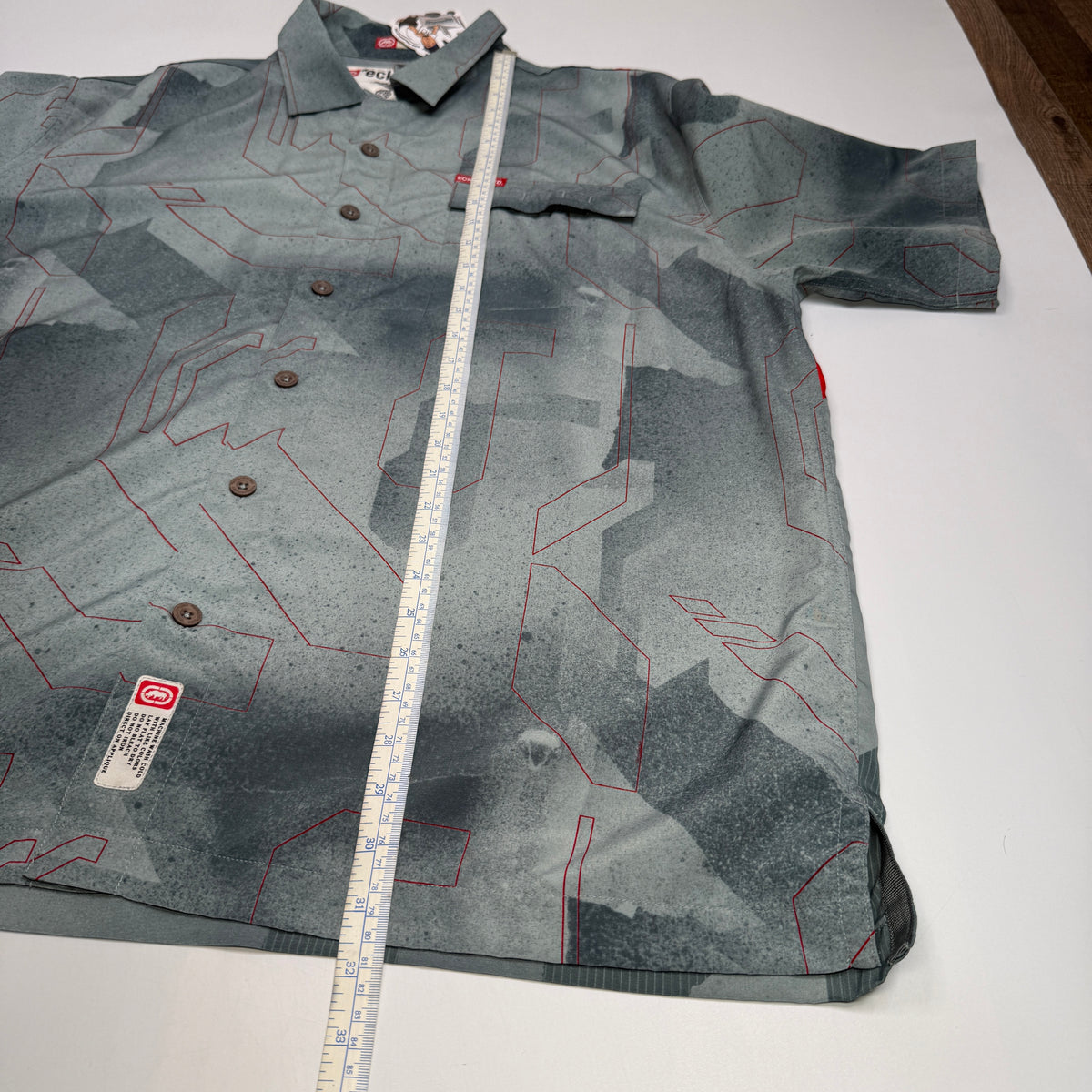 Y2K Ecko Complex Mindlabs Button Up XL