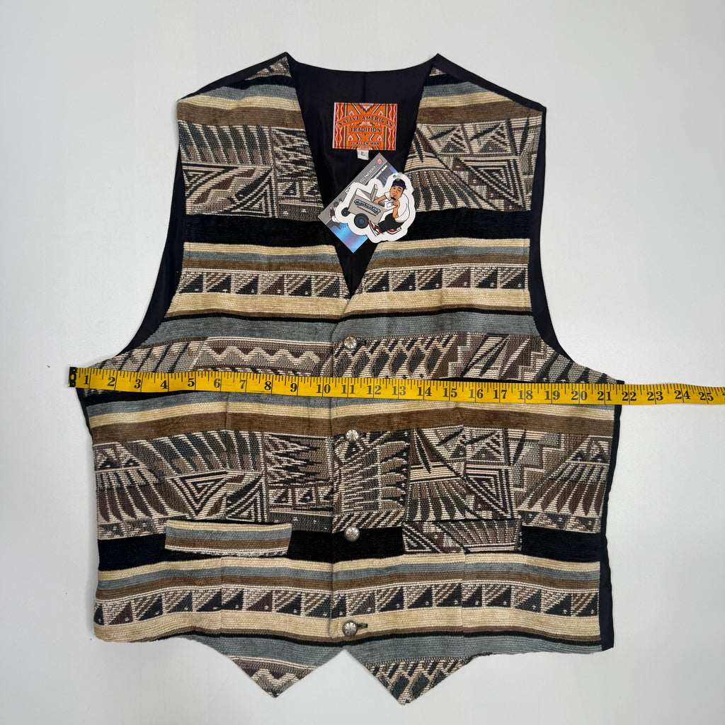 VTG Native American Tradition Southwestern Vest M