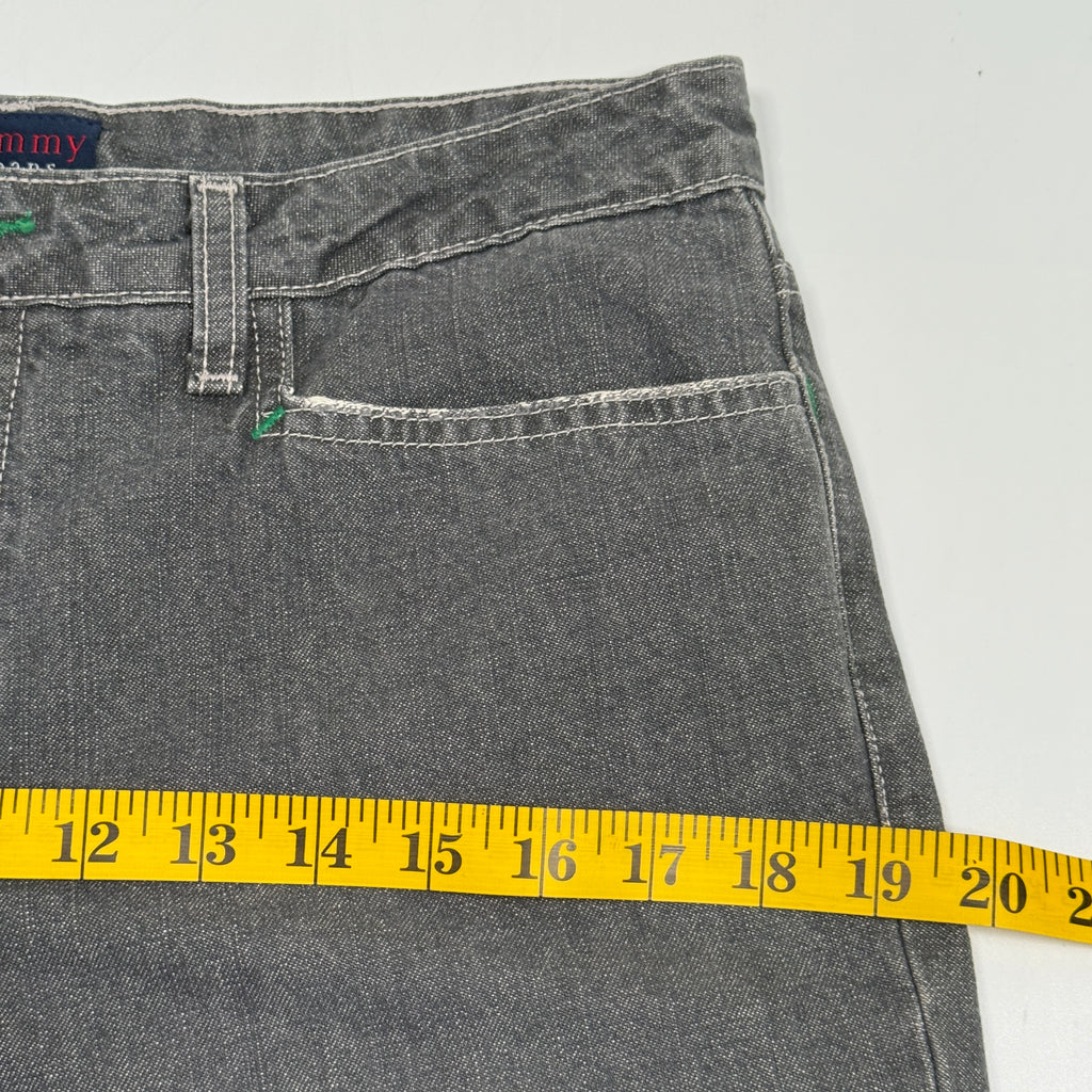 Y2K Tommy Hilfiger Bootcut Jeans 30" M Grey