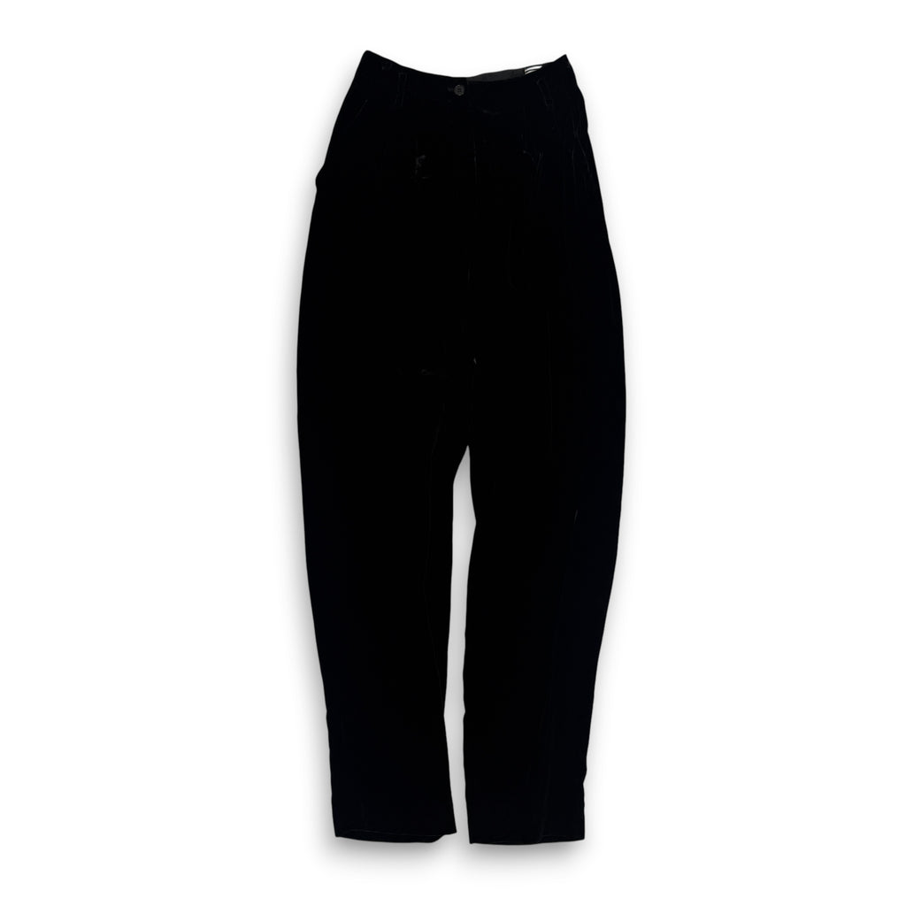 VTG Kenar High Waisted Rayon Pants 24" XS Black
