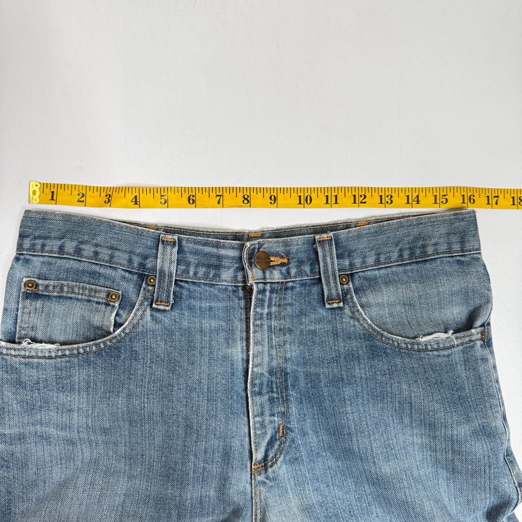 Carhartt Relaxed Straight Fit Rigby Denim Jeans 32"