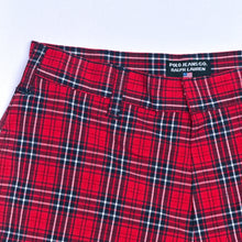 Load image into Gallery viewer, Y2K Polo Ralph Lauren Red Plaid Shorts S/28"