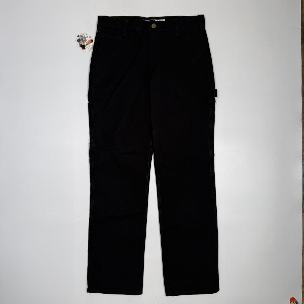 NWT Carhartt Relaxed Straight Duck Pants 32" Black