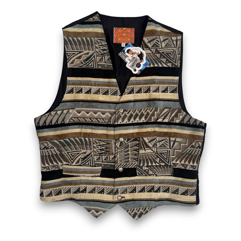 VTG Native American Tradition Southwestern Vest M