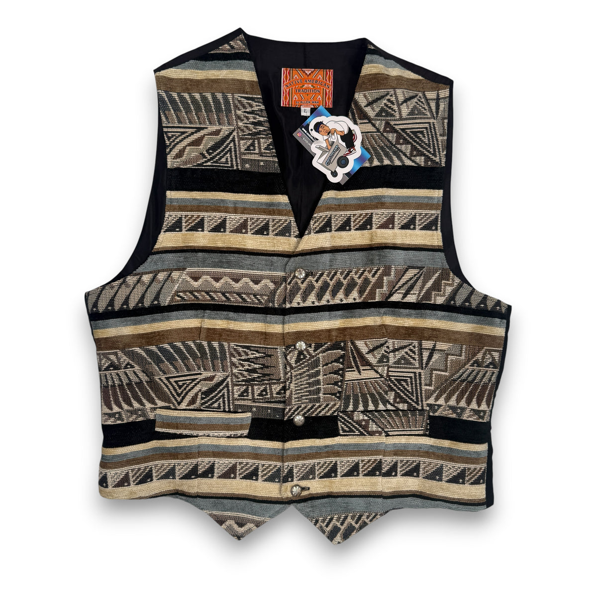 VTG Native American Tradition Southwestern Vest M