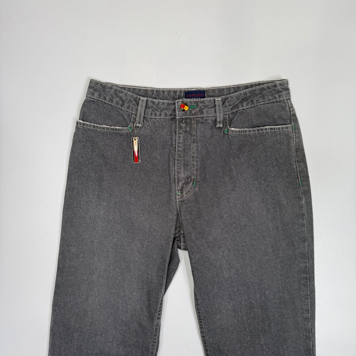 Y2K Tommy Hilfiger Bootcut Jeans 30" M Grey