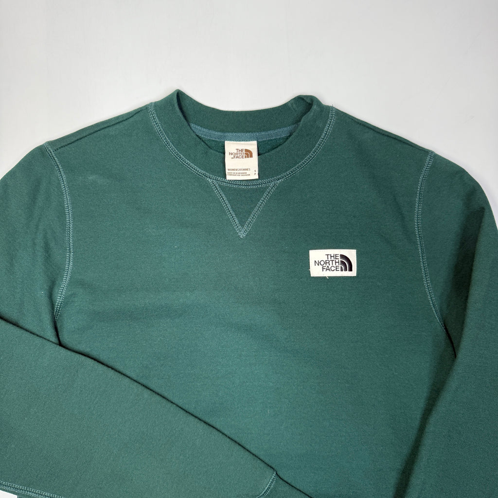 North Face Sweatshirt S Forest Green